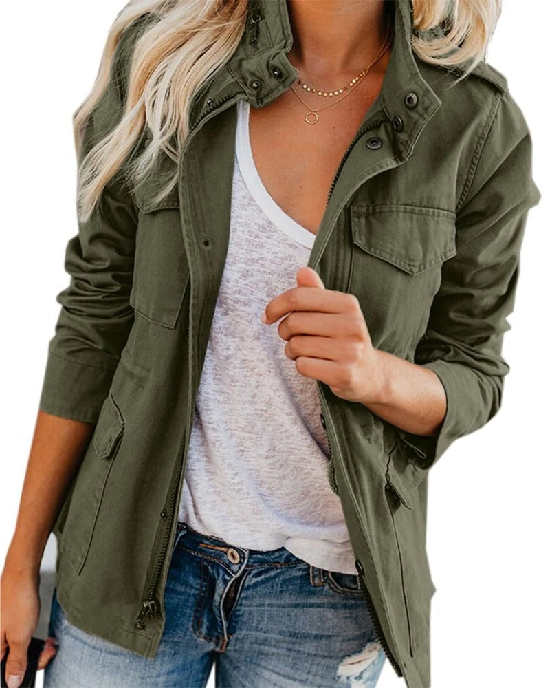 Women's casual everyday jacket relaxed regular fit versatile layer for effortless all-day style