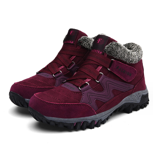 Fordine orthopedic winter boots padded waterproof non-slip lining cold weather walking support