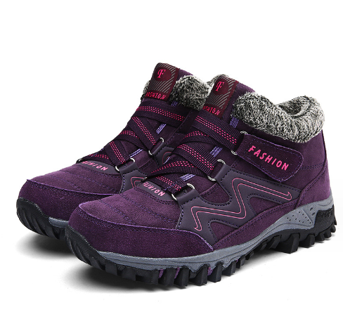Fordine orthopedic winter boots padded waterproof non-slip lining cold weather walking support