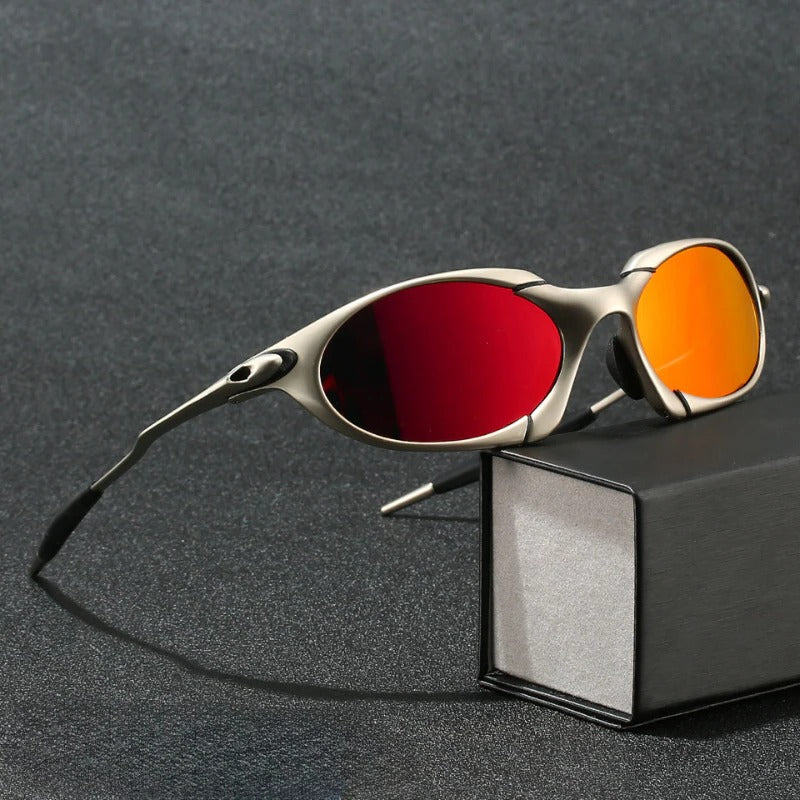 TrendAura polarized sport sunglasses lightweight frame UV protection glare-reducing lenses outdoor men