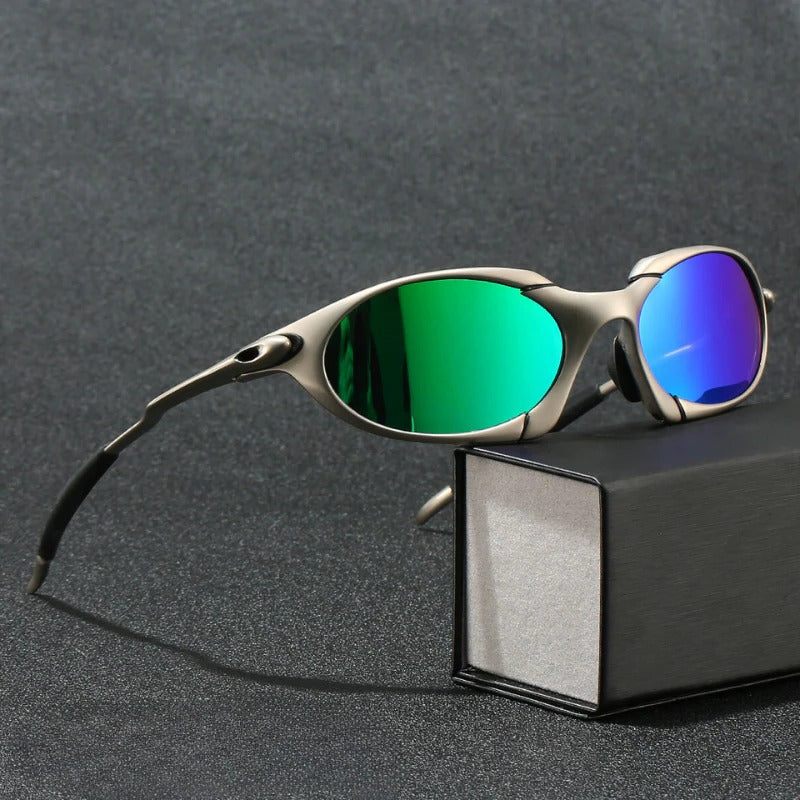 TrendAura polarized sport sunglasses lightweight frame UV protection glare-reducing lenses outdoor men
