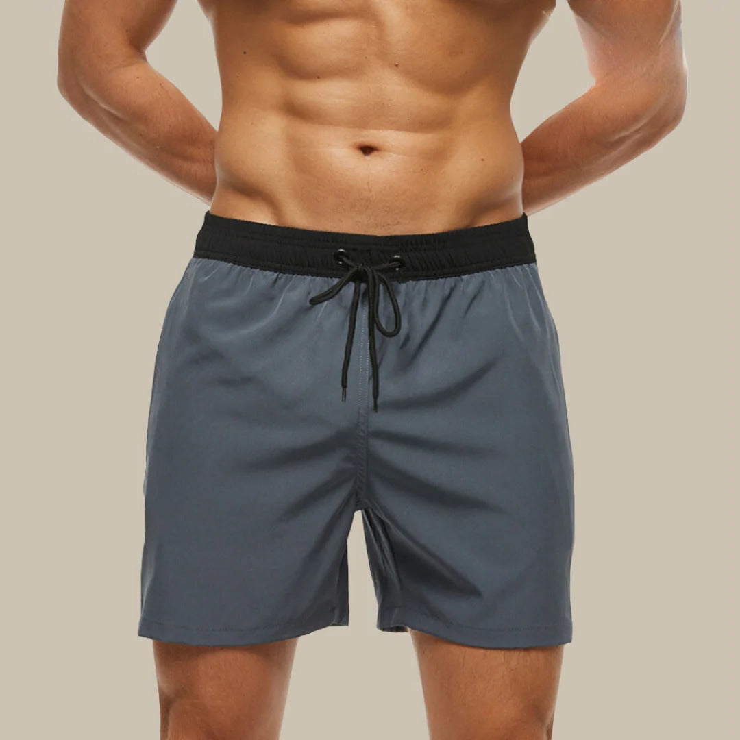 Men's lightweight swim shorts quick-dry design ideal for beach pool and water sports activities