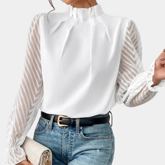 Women's coastal long sleeve top lightweight airy fabric versatile year-round everyday comfort fit