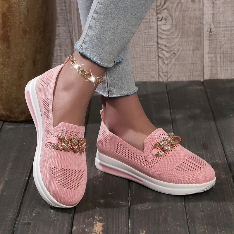 Urbann-Vibe women slip-on loafer shoes structured base polished silhouette for all-day comfort