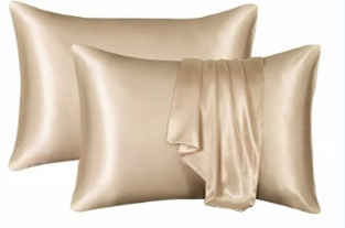 Ivory mulberry silk pillowcase 22 momme hypoallergenic cooling friction-free luxury bedding sensitive skin