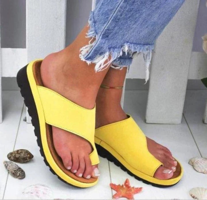 Beige open-toe sandals structured contoured footbed polished everyday style versatile women's footwear