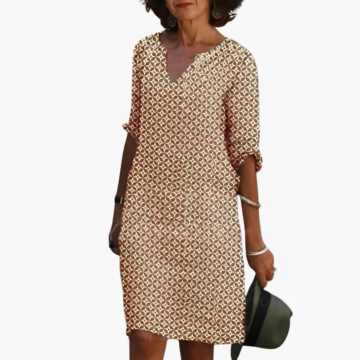 Women's lightweight summer dress airy drape relaxed fit breathable casual everyday style