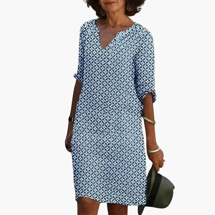 Women's lightweight summer dress breathable airy drape relaxed fit casual everyday style