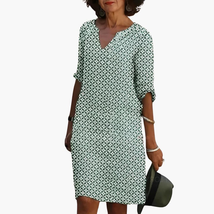 Women's lightweight summer dress airy drape relaxed fit breathable fabric for all-day comfort