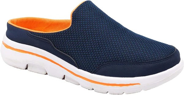 Men's sport sandals with arch support ergonomic footbed shock-absorbing sole slip-on comfort fit