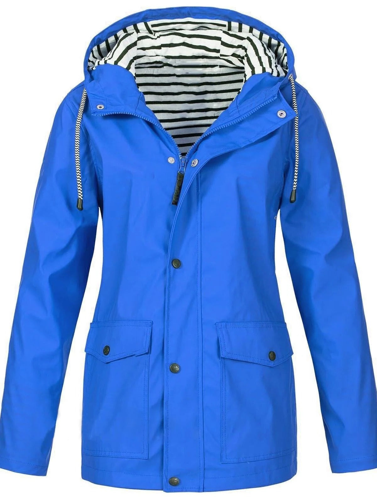 Lightweight full-zip outdoor jacket for hiking, breathable spring summer active wear with unrestricted cut
