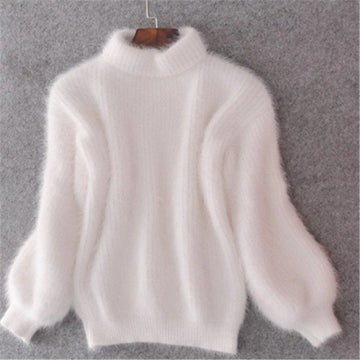 Women's solid color knitted sweater relaxed loose fit timeless everyday comfort polished silhouette