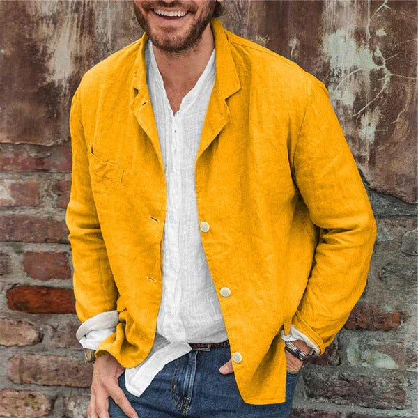Men's lightweight breathable casual jacket relaxed fit minimalist spring summer everyday layer