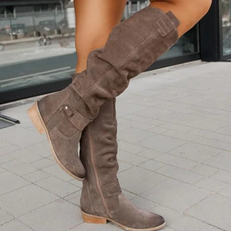 Women's ankle boots low heel side zipper versatile timeless silhouette for work and weekend wear