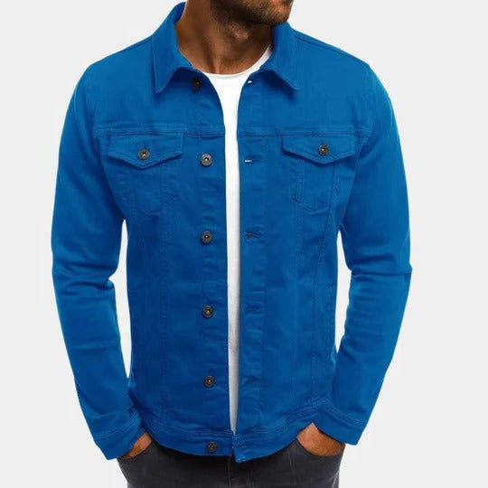 Men's classic white button-front shirt regular straight-cut structured fit for office smart casual