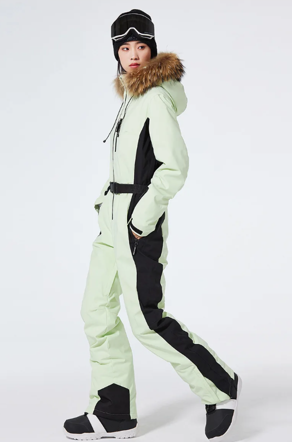 Women's Winter One-piece Ski Suit | With Hood