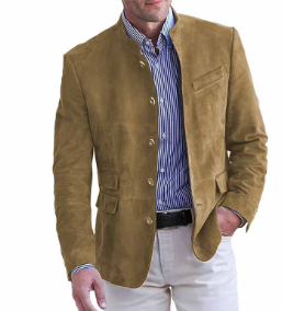 Aaron men's slim fit casual blazer jacket tailored silhouette for modern versatile wear