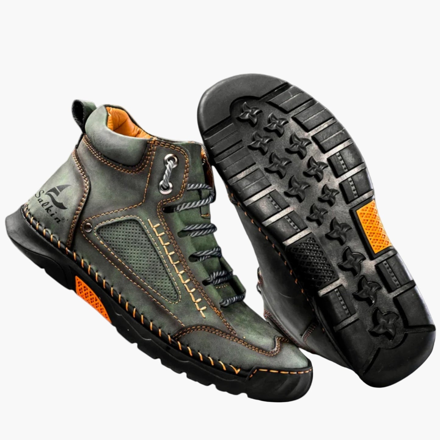 Men's high-top sneakers in casual outdoor style with ankle support for all-terrain everyday wear