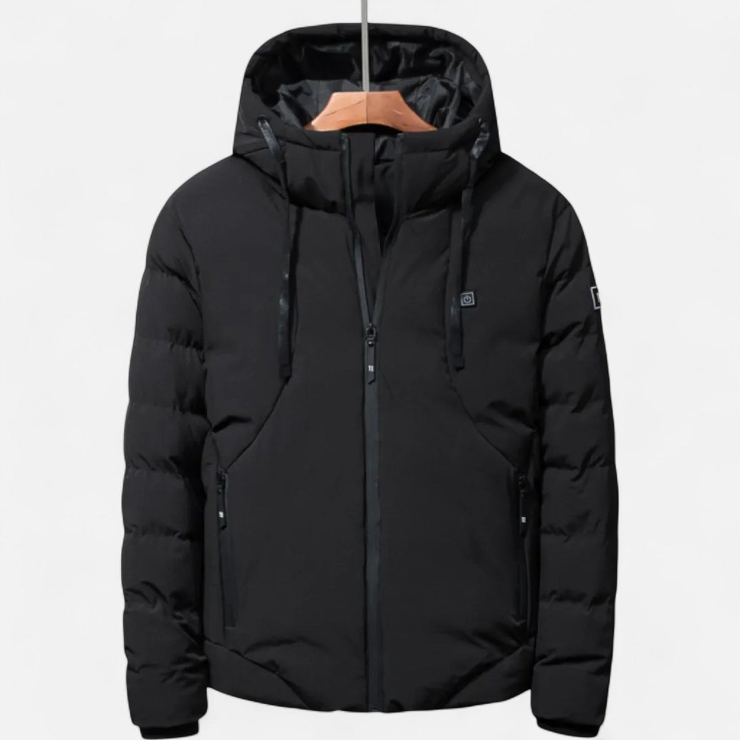 Men's heavy-duty insulated winter jacket in outdoor style with superior warmth and full mobility