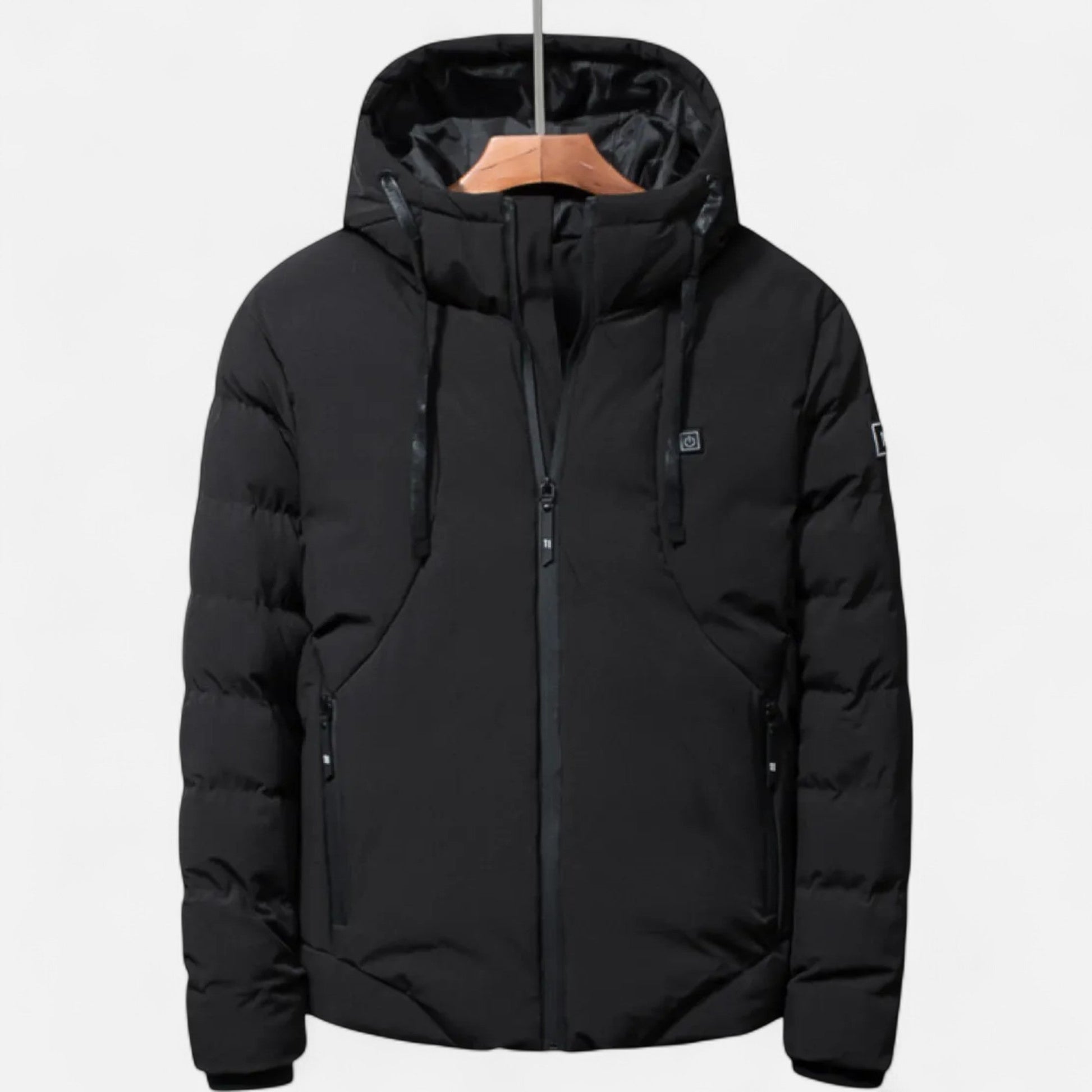Men's heavy-duty insulated winter jacket in outdoor style with superior warmth and full mobility