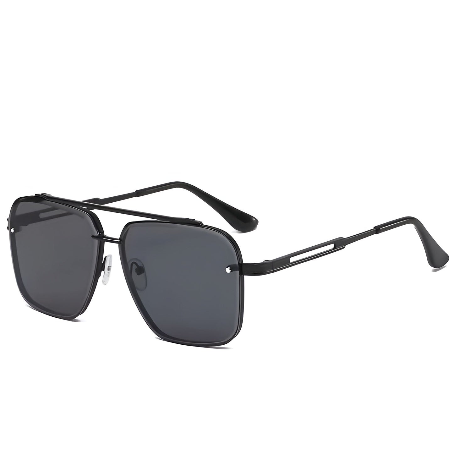 Villa Frame sunglasses lightweight alloy frame wide 60mm lenses bold geometric minimalist everyday style