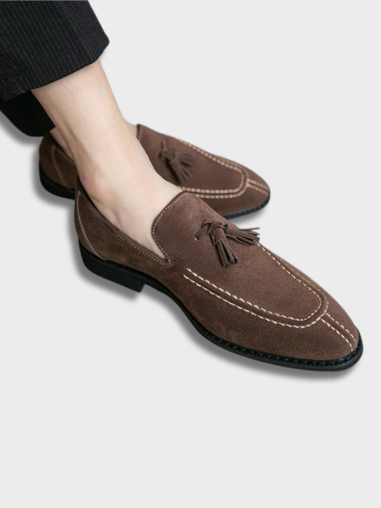 Men's slip-on loafers Italian-inspired silhouette clean lines formal smart-casual laceless design
