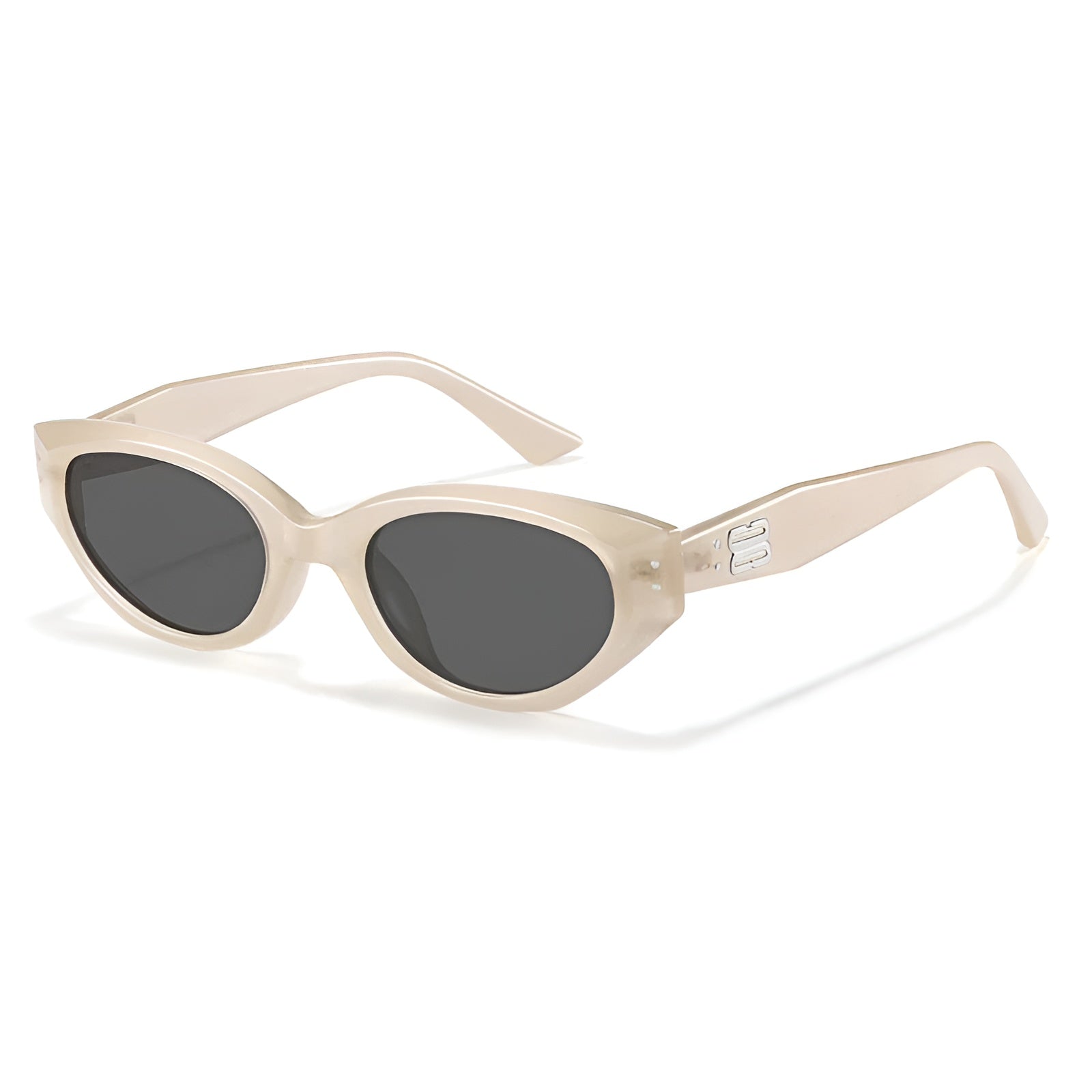 Women's polarized cat-eye sunglasses chic Rome style UV400 glare reduction sleek polished finish