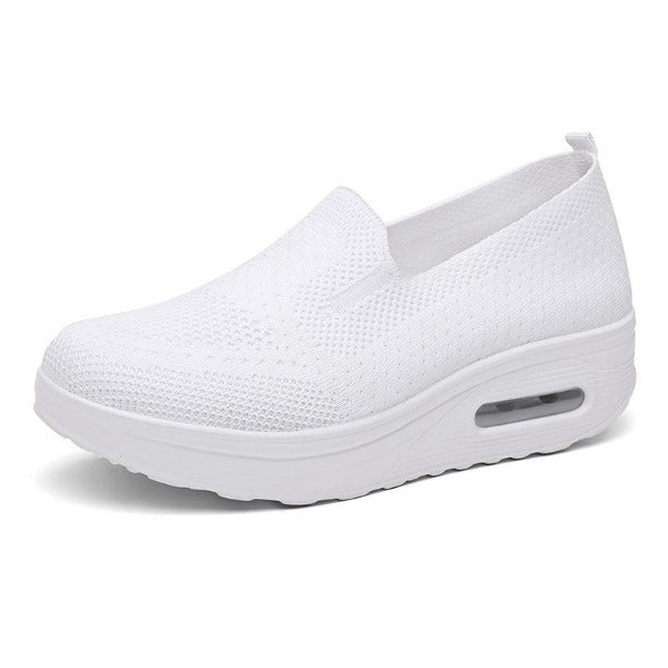 Amali orthopedic slip-on shoes beige low-profile ergonomic footbed for all-day foot pain relief