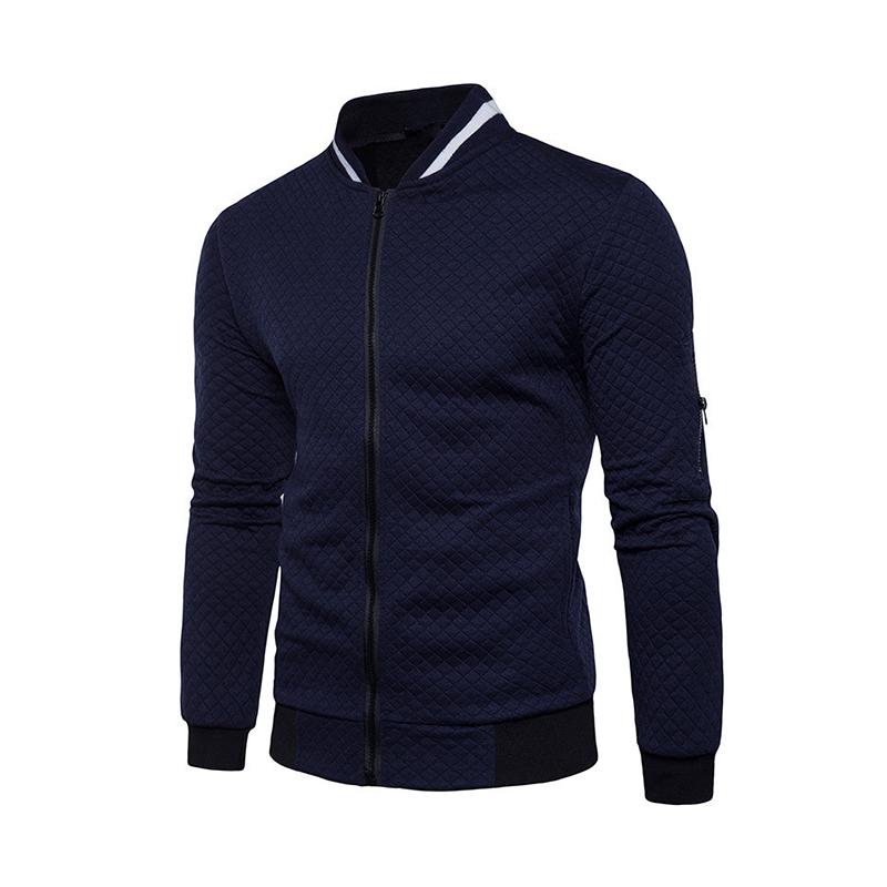 Men's zip-up jacket versatile modern cut with zippered pockets for everyday outdoor adventures