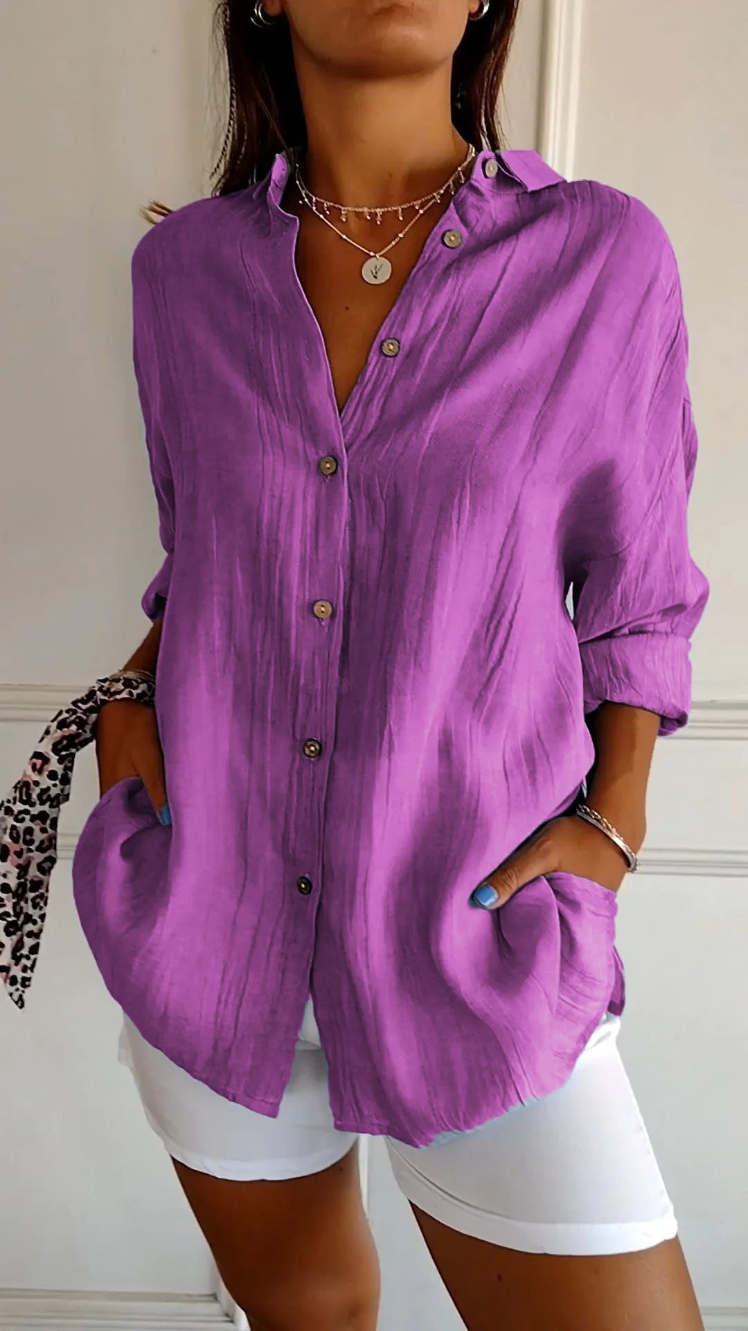 Ella Elegant Blouse Pleated Design For Women Premium Quality Comfort And Flattering Fit