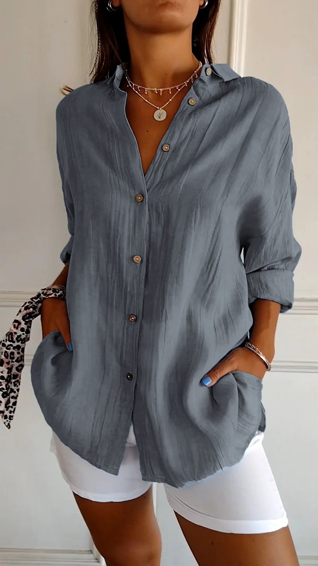 Ella Elegant Blouse Pleated Design For Women Premium Quality Comfort And Flattering Fit
