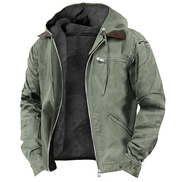 North outdoor jacket regular fit cotton blend warm timeless silhouette for cold weather enthusiasts