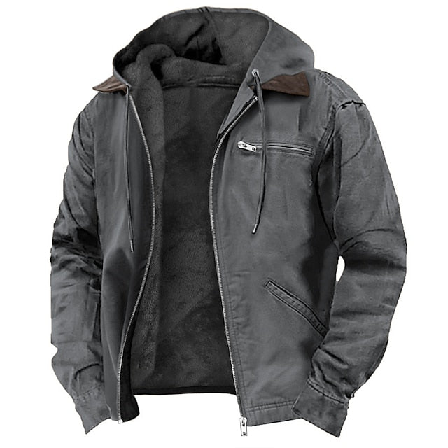 North outdoor jacket regular fit cotton blend warm durable timeless silhouette for cold days