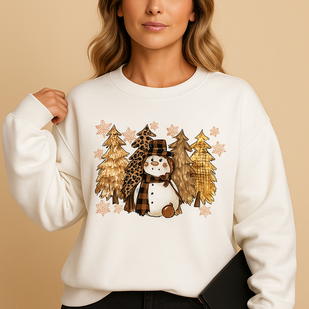 Women's red Christmas knit sweater relaxed fit with festive holiday pattern by Evelien