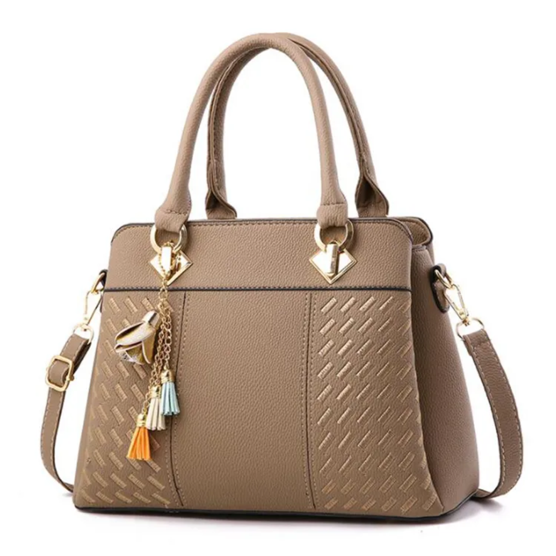 Chadian Ilene structured leather handbag convertible shoulder bag elegant versatile multi-style carry