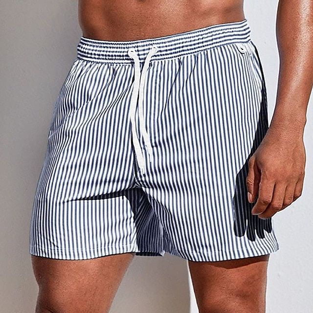 Men's quick-dry swim shorts elastic waist mid-thigh cut Nordisk Flair beach style