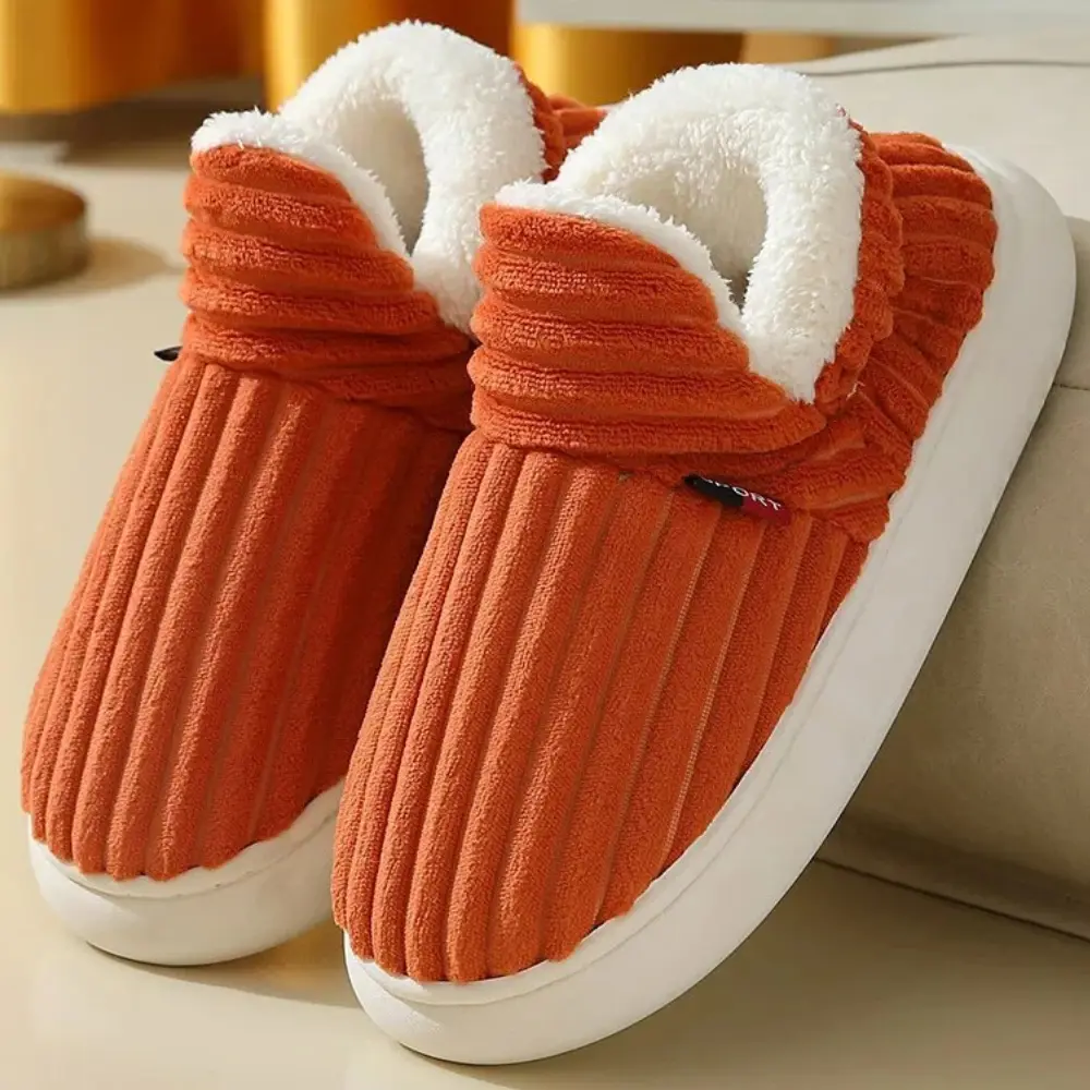 Women's fluffy sherpa slippers in cozy plush design with non-slip sole for indoor outdoor wear
