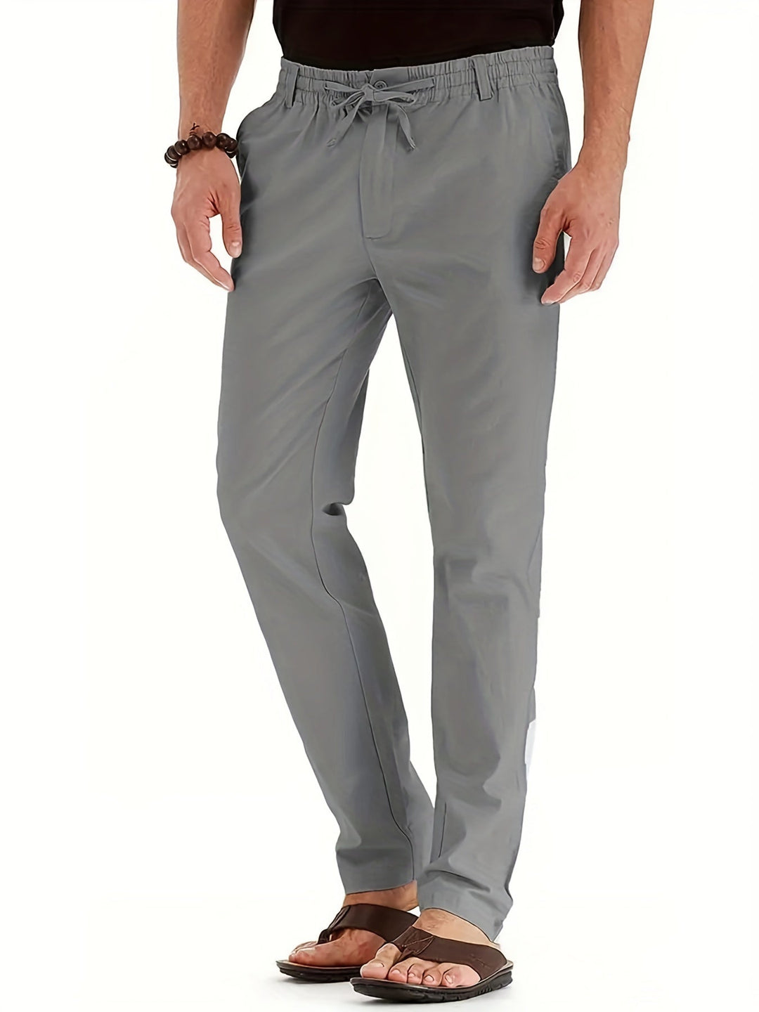 Men's casual summer pants lightweight breathable fabric relaxed fit for all-day warm-weather comfort