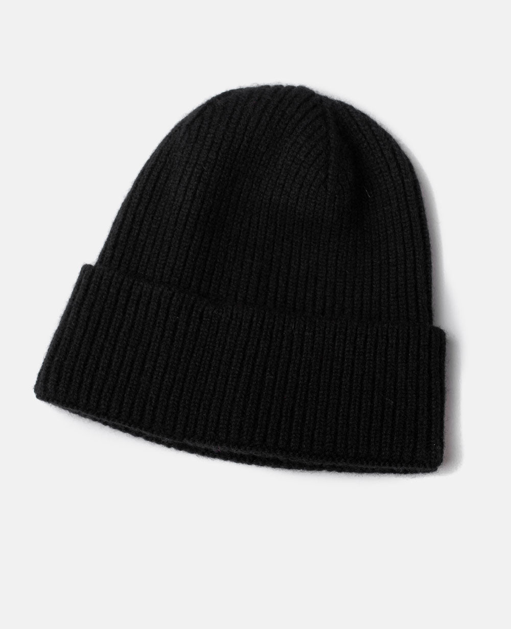 Cashmere bonnet "Lille" Black - Urbann-Vibe