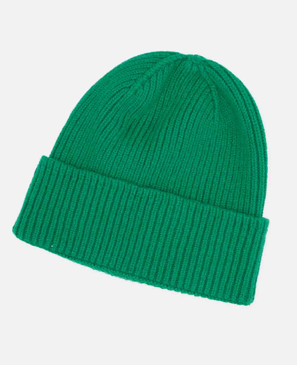 Cashmere bonnet "Lille" Emerald - Urbann-Vibe