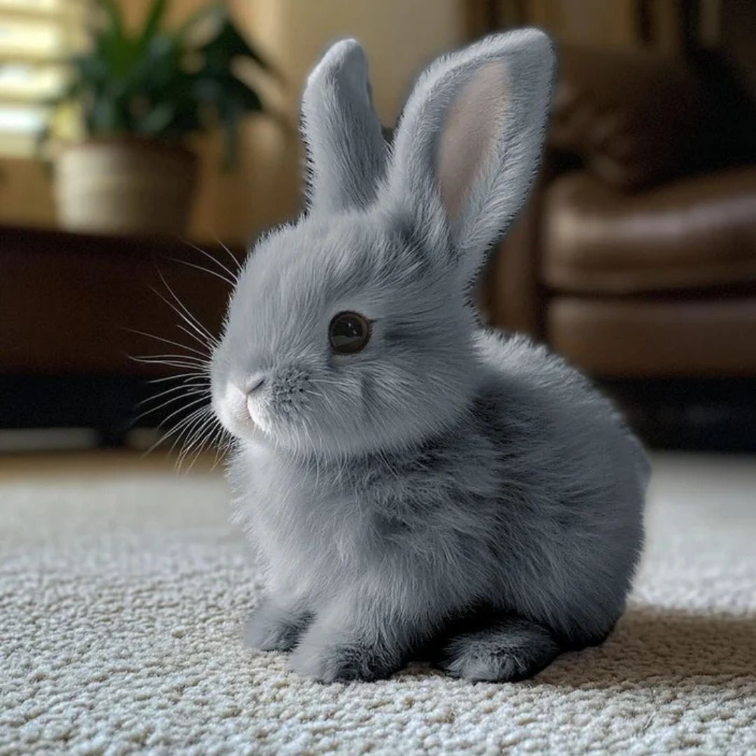 Pink plush bunny toy with ultra-soft synthetic fur and realistic battery-operated hopping movement