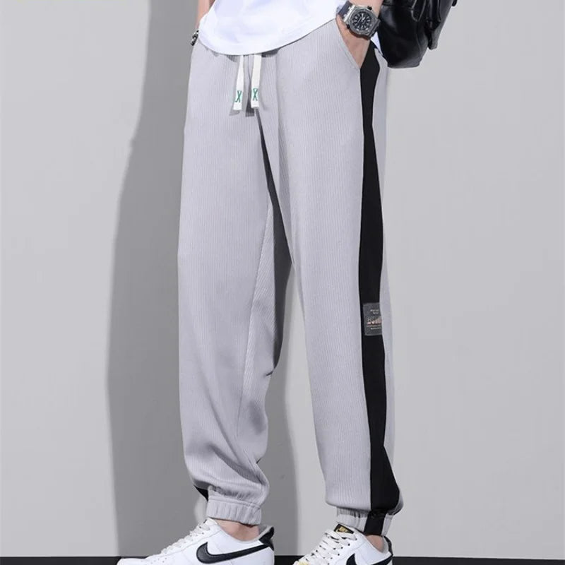 Velocity ribbed jogger pants unisex tapered fit breathable lightweight flexible athletic casual wear