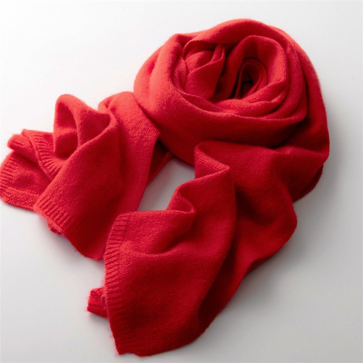 Women's oversized ribbed scarf with shoulder coverage, cozy elegant cold weather wrap
