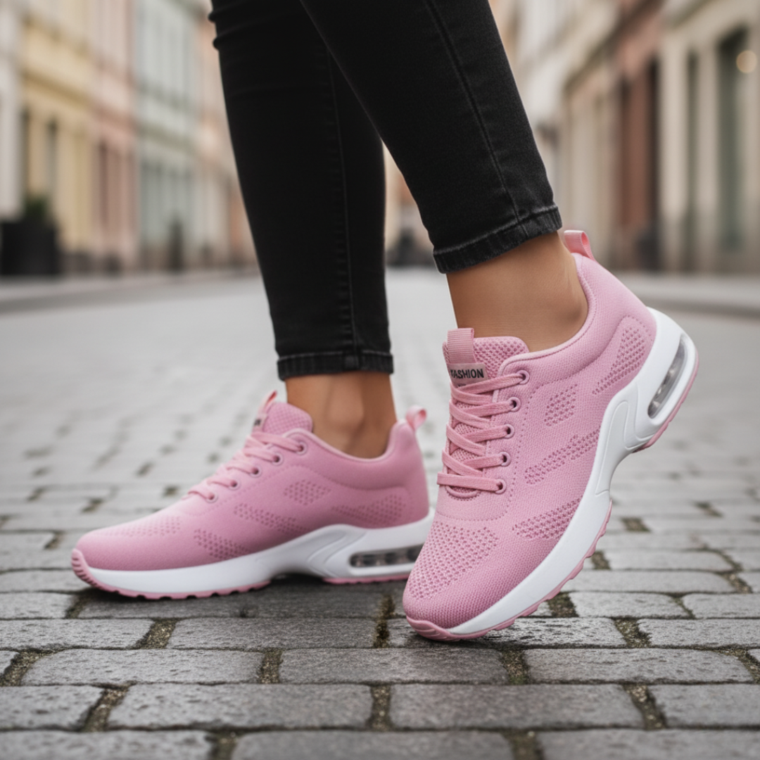 Women's breathable sports shoes lightweight durable outsole all-day comfort support for active wear