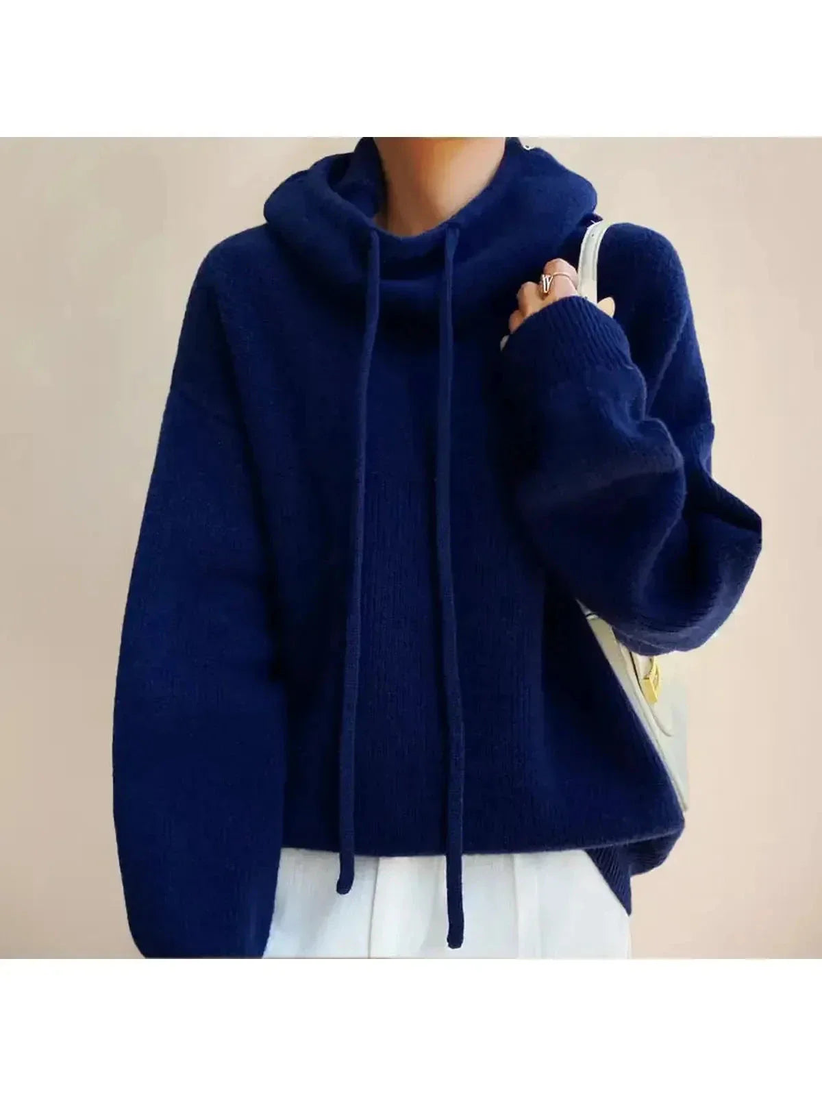 Zulema women's cozy knit sweater neutral tone relaxed fit plush soft fabric timeless silhouette