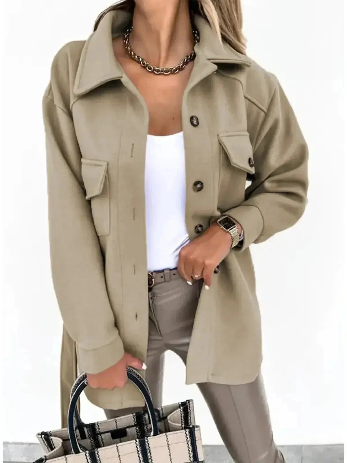 Lynara women's autumn jacket elegant warm fall layer versatile day-to-night polished style