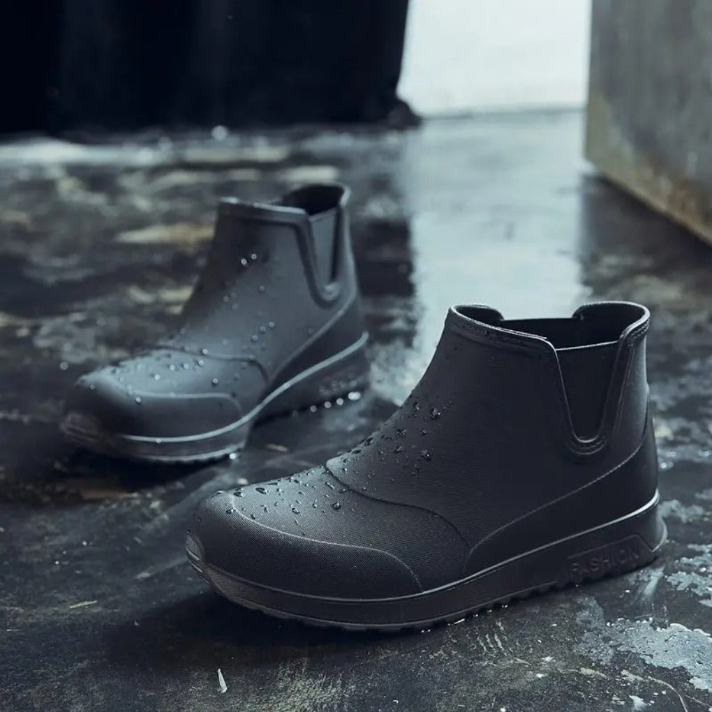 Gabriella women's black waterproof Chelsea boots with elastic side panels for all-weather winter style