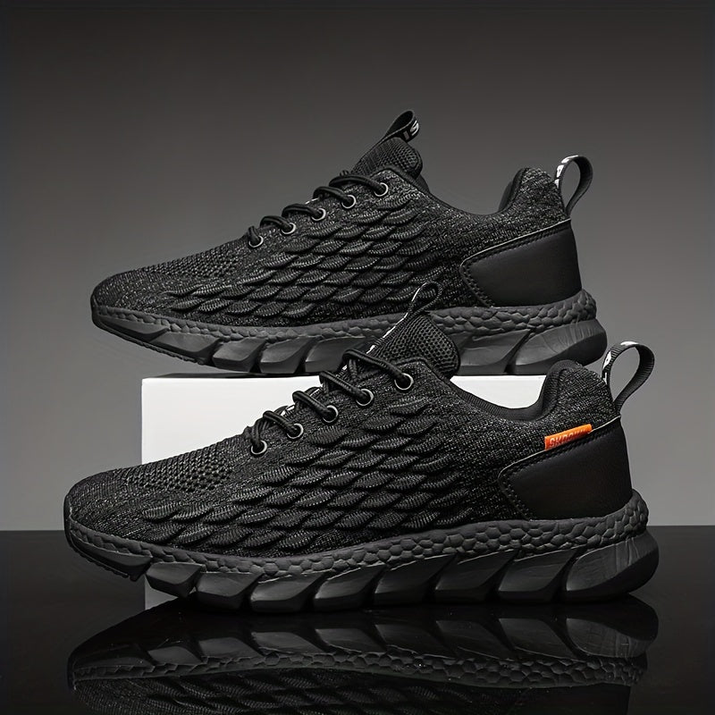 White lightweight fly-knit performance sneaker with cushioned insole and breathable honeycomb mesh upper