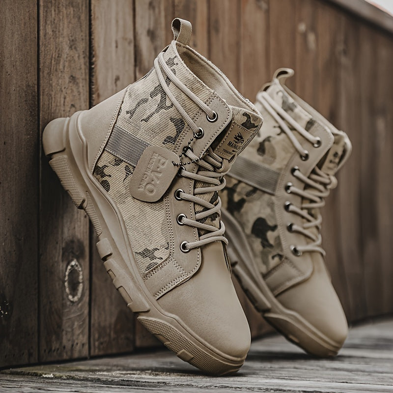 Delta All-Terrain camo boot for men, military-grade durability with lockdown ankle support