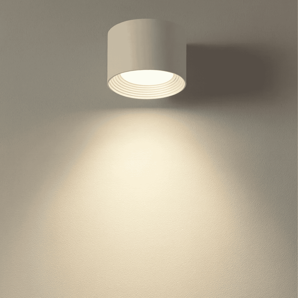 Nordic wooden cordless wall lamp with warm 2700K ambient glow, Scandinavian minimalist style, wire-free design